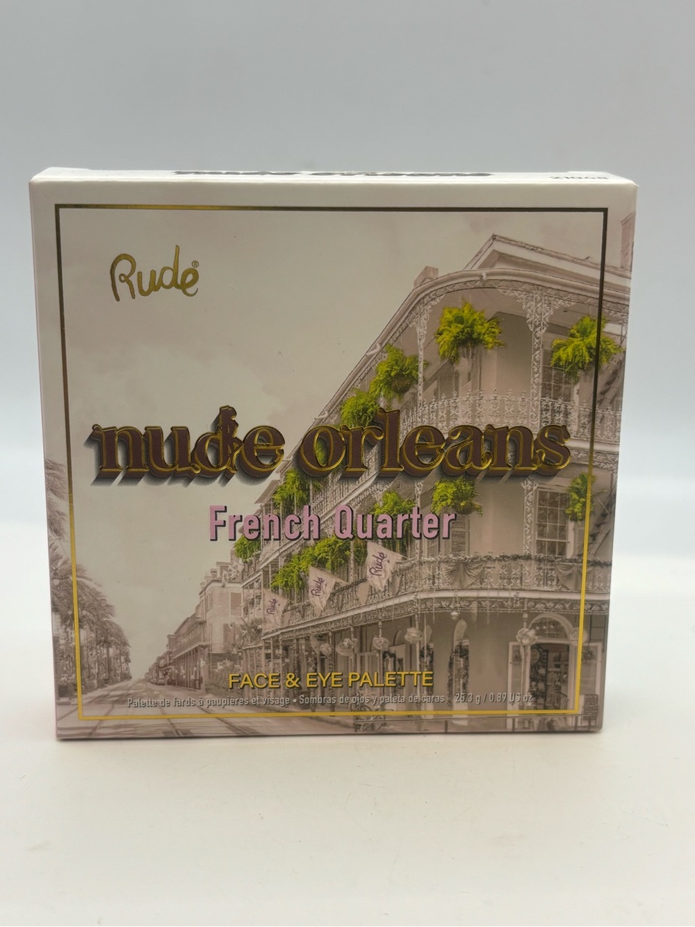 RUDE Nude Orleans Face & Eye Palette - Pink and Gold
